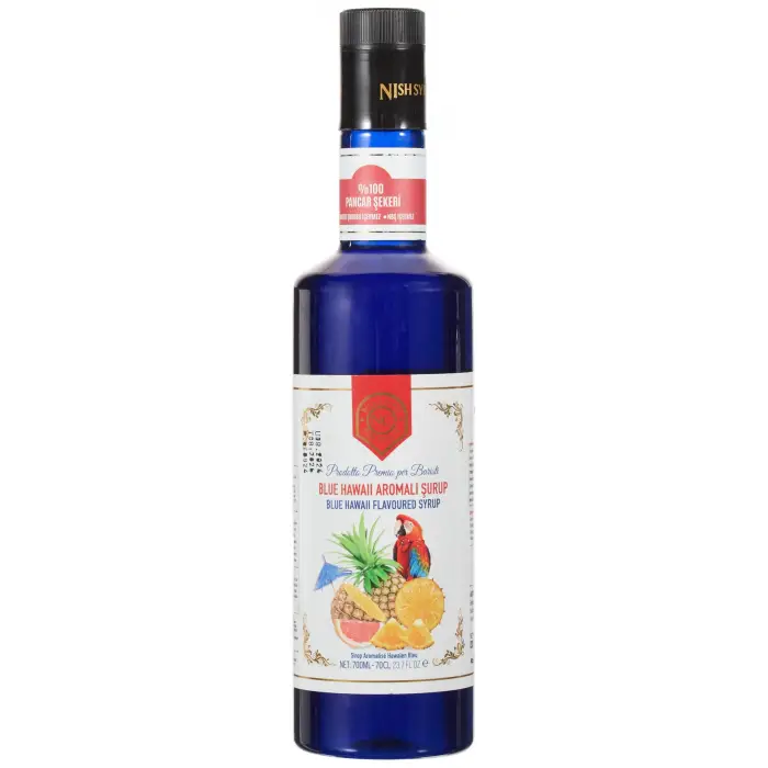 Blue Hawaii Aromalı Şurup 700 ML, Pet Şişe