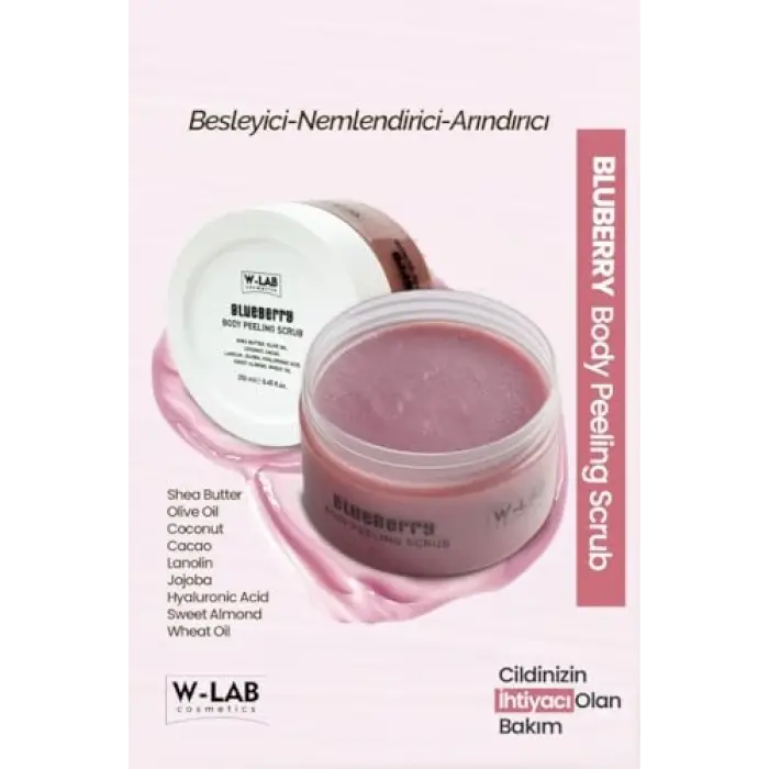 Blueberry Body Peeling Scrub 250 Ml