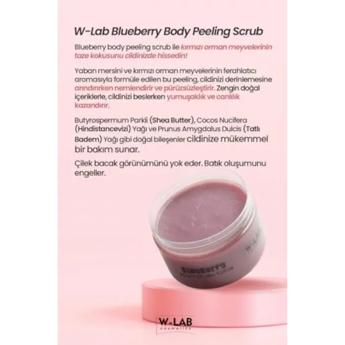 Blueberry Body Peeling Scrub 250 Ml