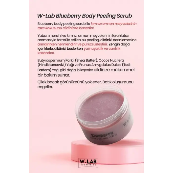 Blueberry Body Peeling Scrub 250 Ml
