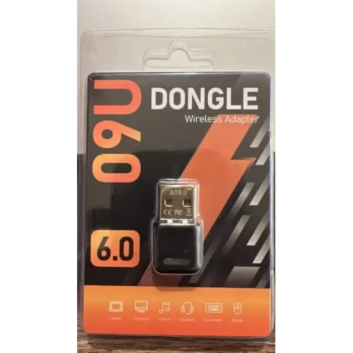 Bluetooth 6.0 USB Adaptör, Mini Dongle Bluetooth Alıcı, PC Laptop Notebook için Kablosuz Bluetooth Çevirici, Windows 10/11 Tak Çalıştır USB Bluetooth Dongle