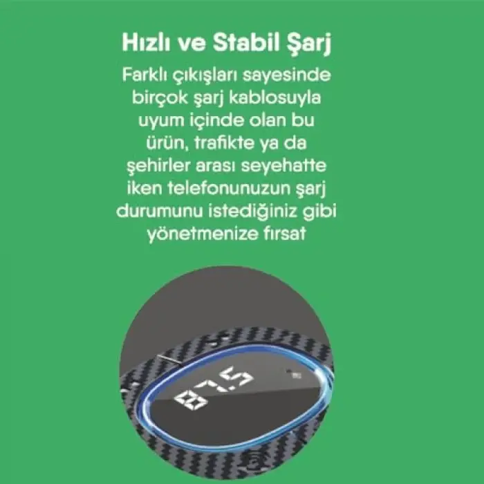 Bluetooth FM Transmitter, USB Destekli Araç Şarjı
