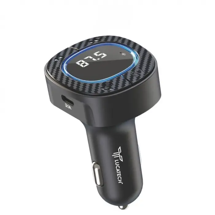 Bluetooth FM Transmitter, USB Destekli Araç Şarjı
