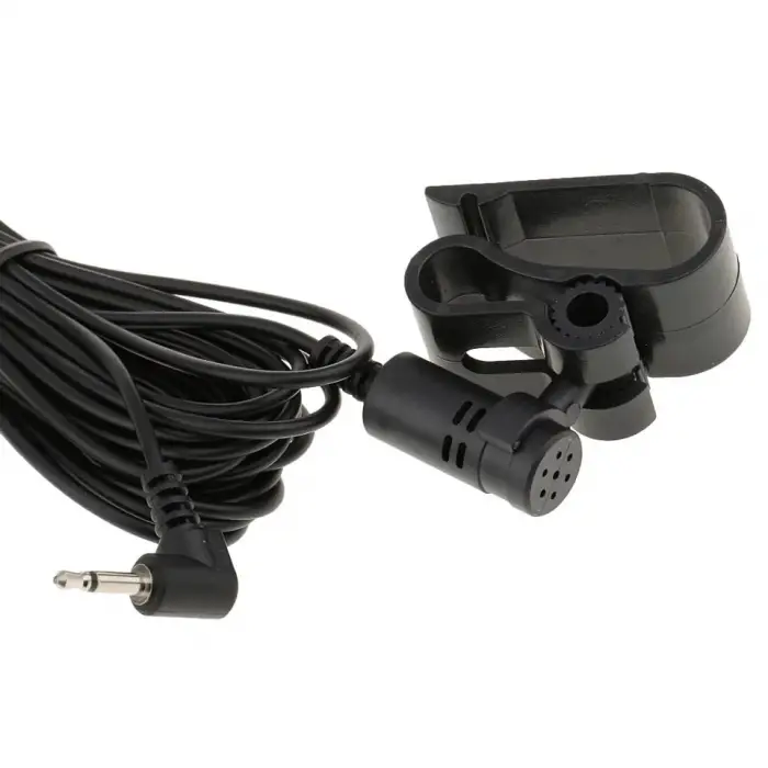 Bluetoothlu Teypler için Uyumlu 2,5 mm Mikrofon Siyah