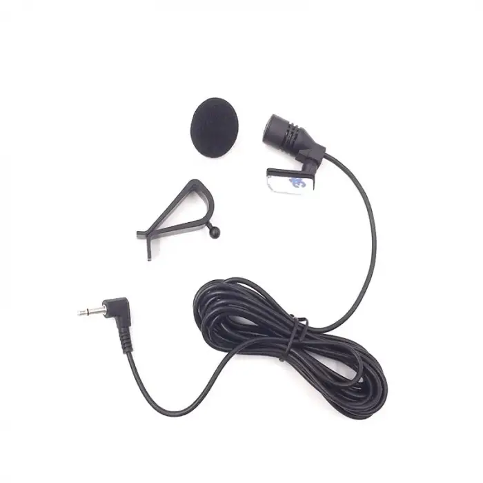 Bluetoothlu Teypler için Uyumlu 2,5 mm Mikrofon Siyah