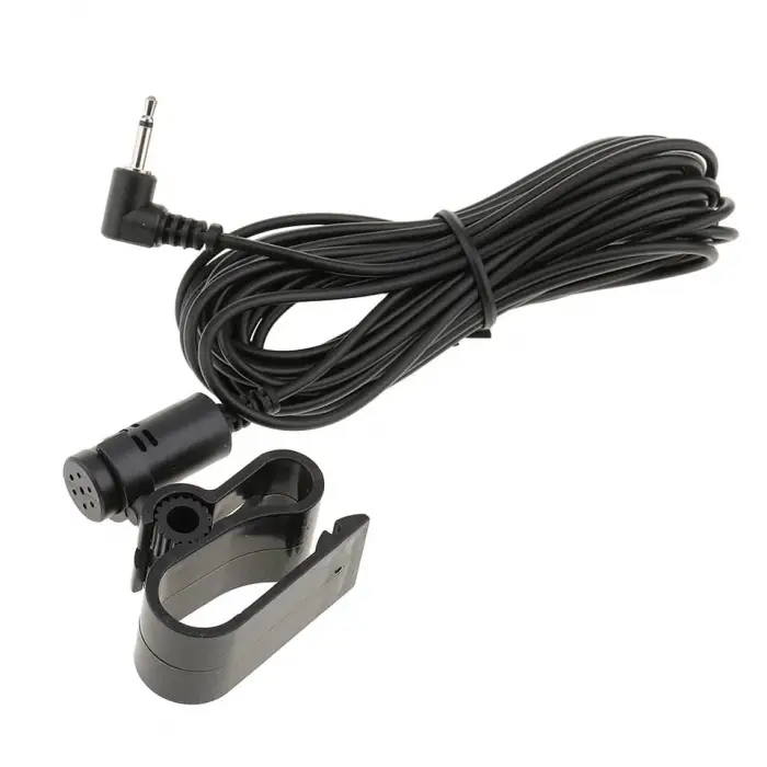 Bluetoothlu Teypler için Uyumlu 2,5 mm Mikrofon Siyah