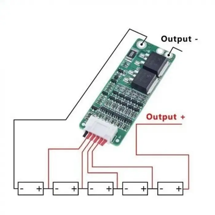 BMS 5S 15A Şarj ve Koruma Modülü