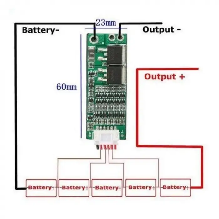 BMS 5S 15A Şarj ve Koruma Modülü