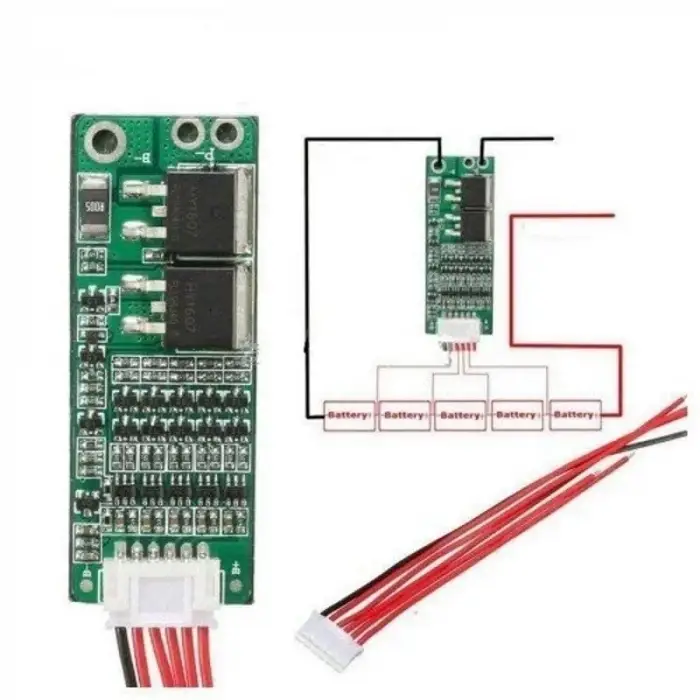BMS 5S 15A Şarj ve Koruma Modülü