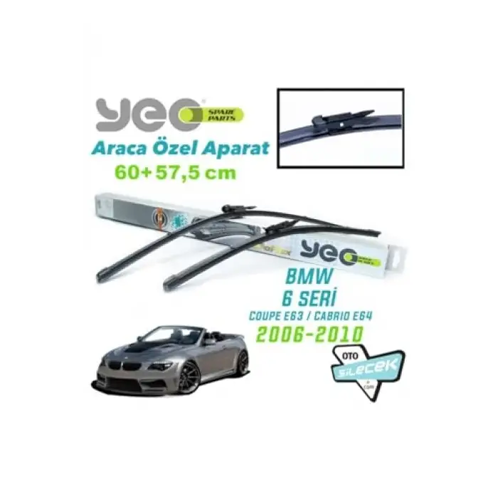 BMW 6? Coupe E63/E64 2004-2010 Uyumlu Silecek Takımı