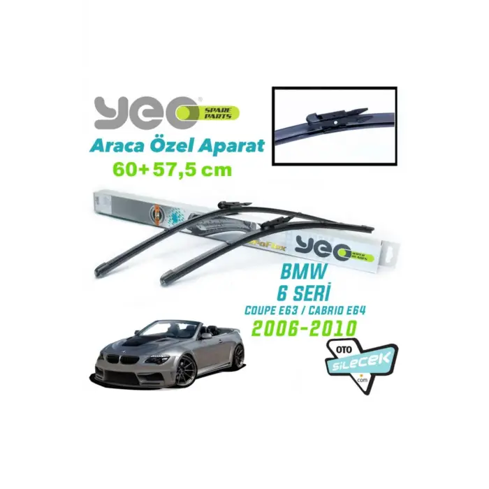 BMW 6? Coupe E63/E64 2004-2010 Uyumlu Silecek Takımı