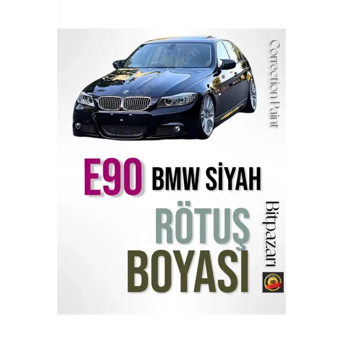 BMW E90 Siyah Rötuş Boyası, E90SİYAH