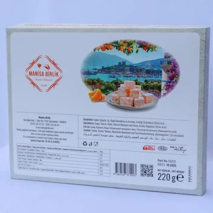 Bodrum Mandalina Lokumu 220 g