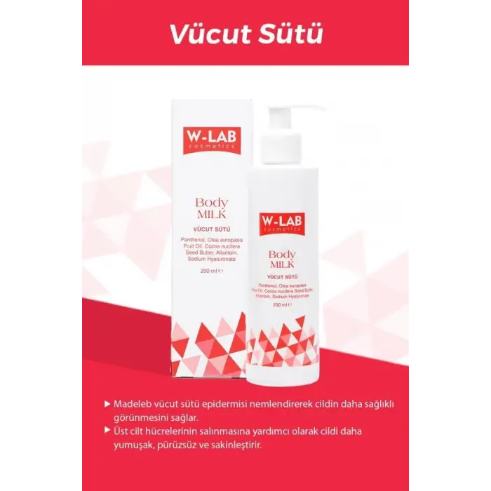 Body Milk Vücut Sütü 200 ML