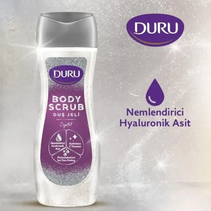 Body Scrub Crystal Duş Jeli 2x450 Ml