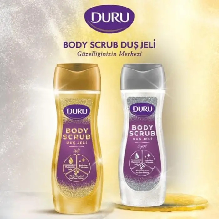 Body Scrub Crystal Duş Jeli 2x450 Ml
