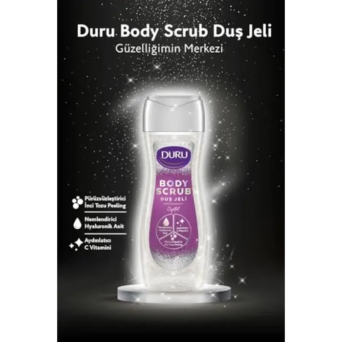 Body Scrub Duş Jeli, Crystal, 450 Mililitre