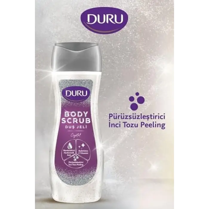 Body Scrub Duş Jeli, Crystal, 450 Mililitre