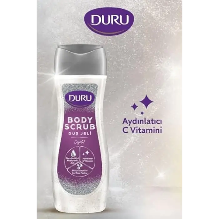 Body Scrub Duş Jeli, Crystal, 450 Mililitre