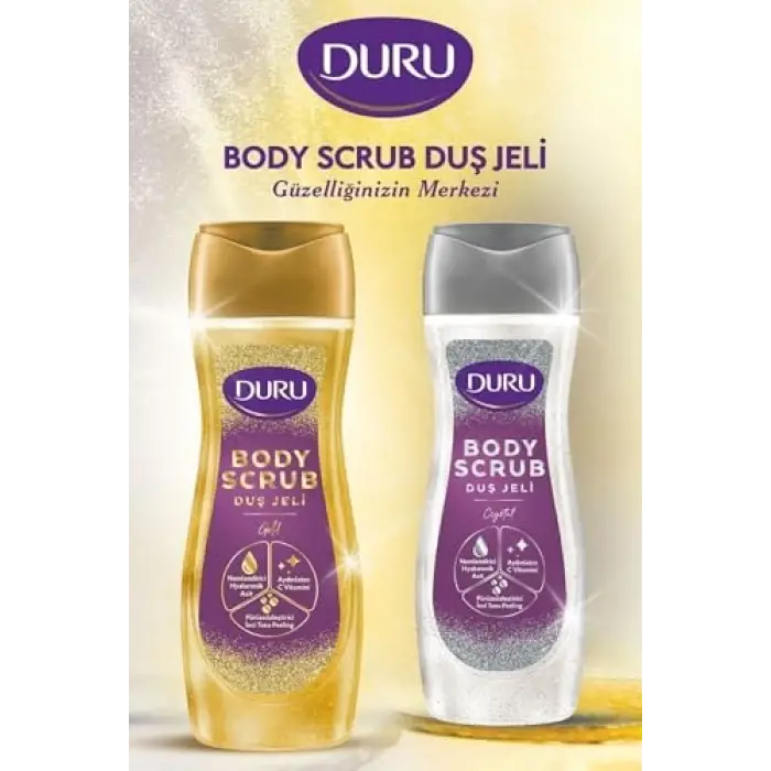 Body Scrub Duş Jeli, Crystal, 450 Mililitre