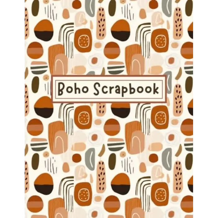 Boho Scrapbook Paper: Patterning Paper, Boho Pattern Paper Double Sided, Origami Paper, 40 Bohemian Abstract Designs, 40 Double-Sided Sheets, For Craft Card Making Scrapbook Photo Album Decor