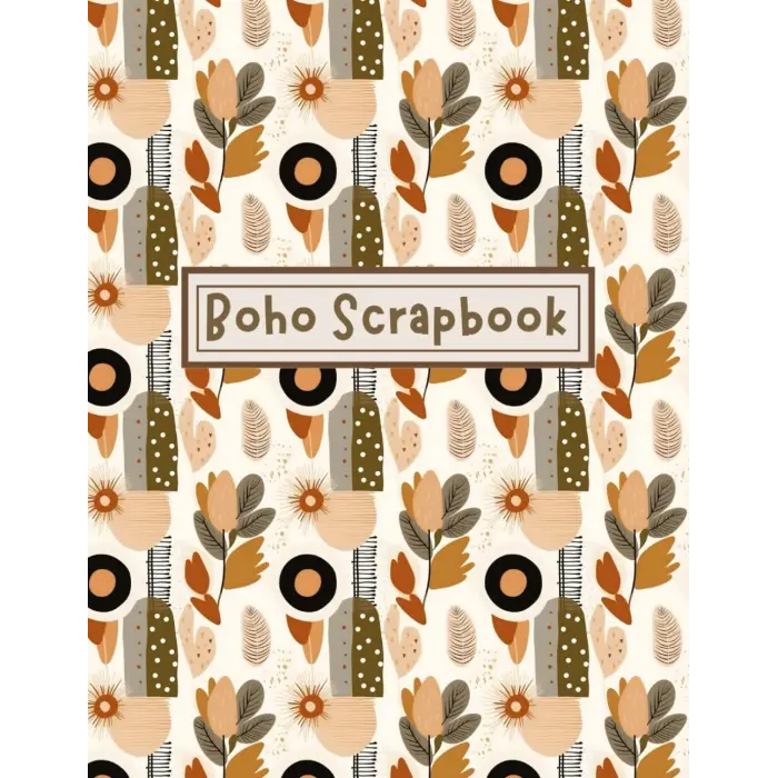 Boho Scrapbook Paper: Patterning Paper, Boho Pattern Paper Double Sided, Origami Paper, 40 Bohemian Abstract Designs, 40 Double-Sided Sheets, For Craft Card Making Scrapbook Photo Album Decor