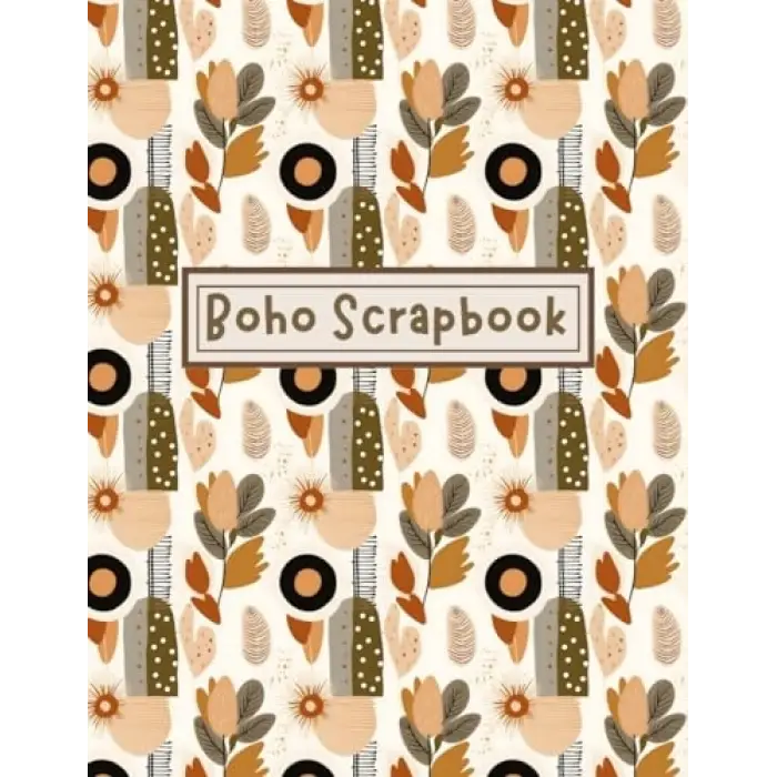 Boho Scrapbook Paper: Patterning Paper, Boho Pattern Paper Double Sided, Origami Paper, 40 Bohemian Abstract Designs, 40 Double-Sided Sheets, For Craft Card Making Scrapbook Photo Album Decor