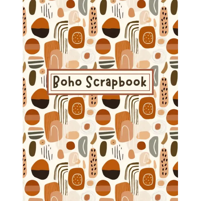 Boho Scrapbook Paper: Patterning Paper, Boho Pattern Paper Double Sided, Origami Paper, 40 Bohemian Abstract Designs, 40 Double-Sided Sheets, For Craft Card Making Scrapbook Photo Album Decor