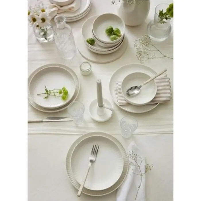 Bone Crest Sade Yemek Takımı, 24 Parça