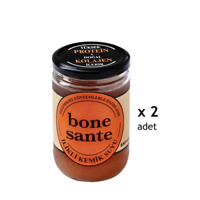 Bone Sante 660 ml İlikli Kemik Suyu 2 Adet