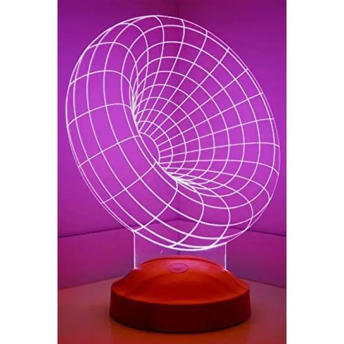 Boom Tasarımlı 3D Görünümlü LED Lamba