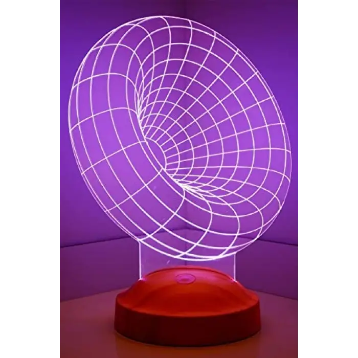 Boom Tasarımlı 3D Görünümlü LED Lamba