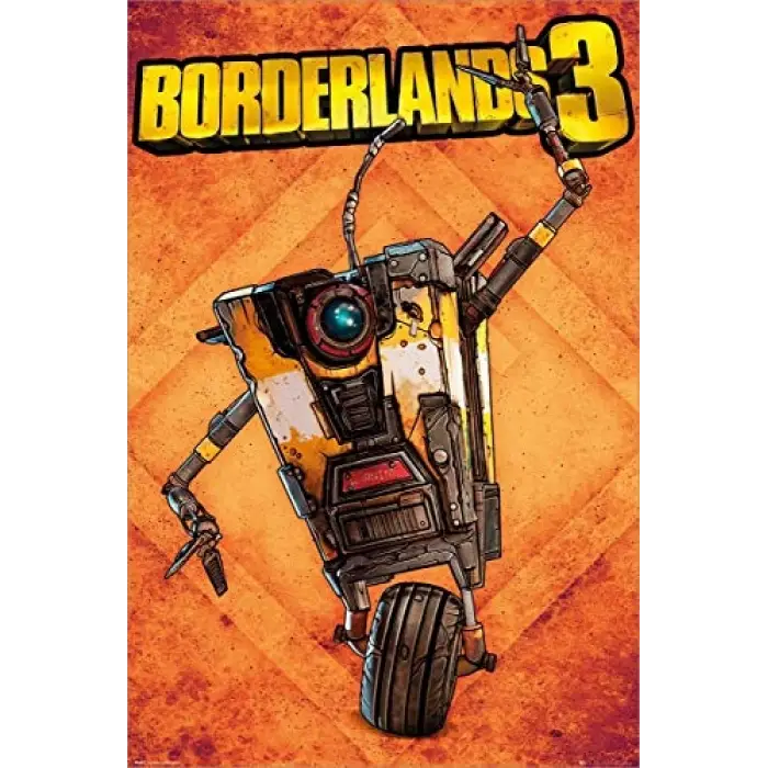 Borderlands 3 Claptrap Maxı Poster