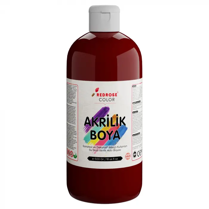 Bordo Akrilik Boya 500 g