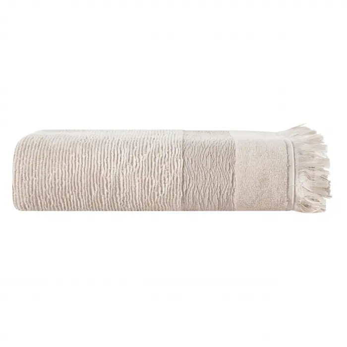 BORLA BEJ BANYO HAVLU 90X150