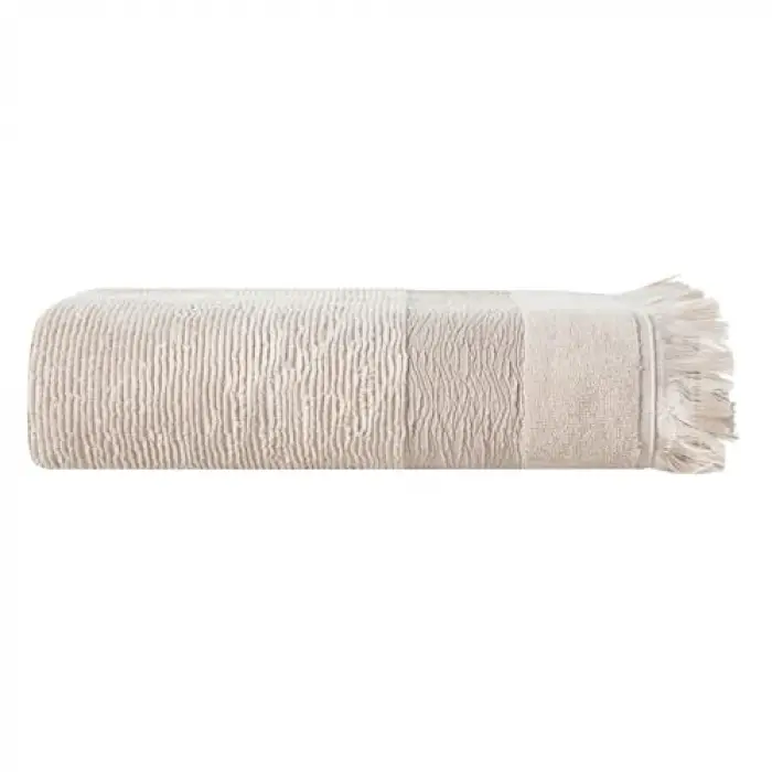 Borla Bej Banyo Havlusu, 90X150