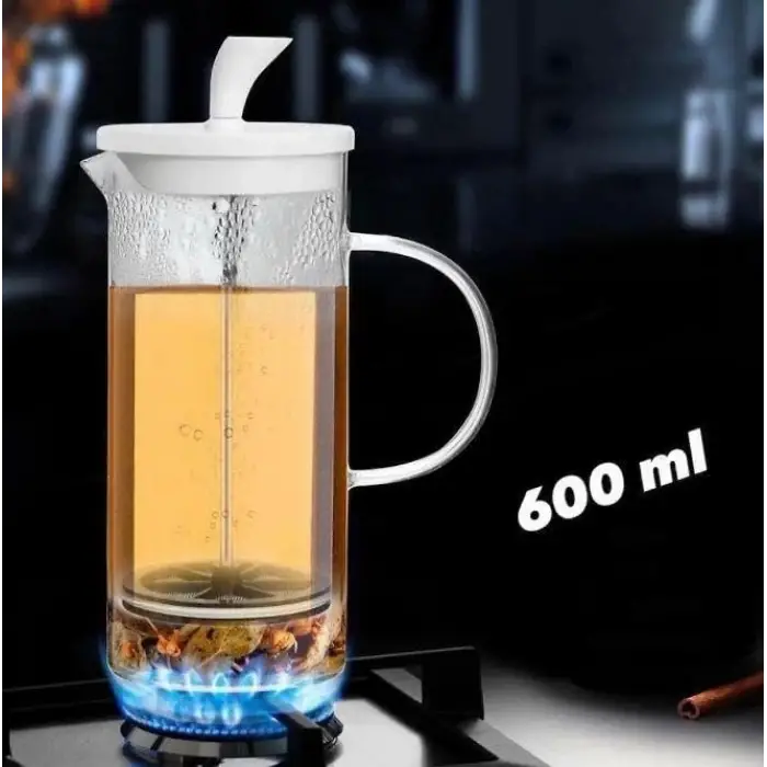 Borosilikat 600 ML French Press