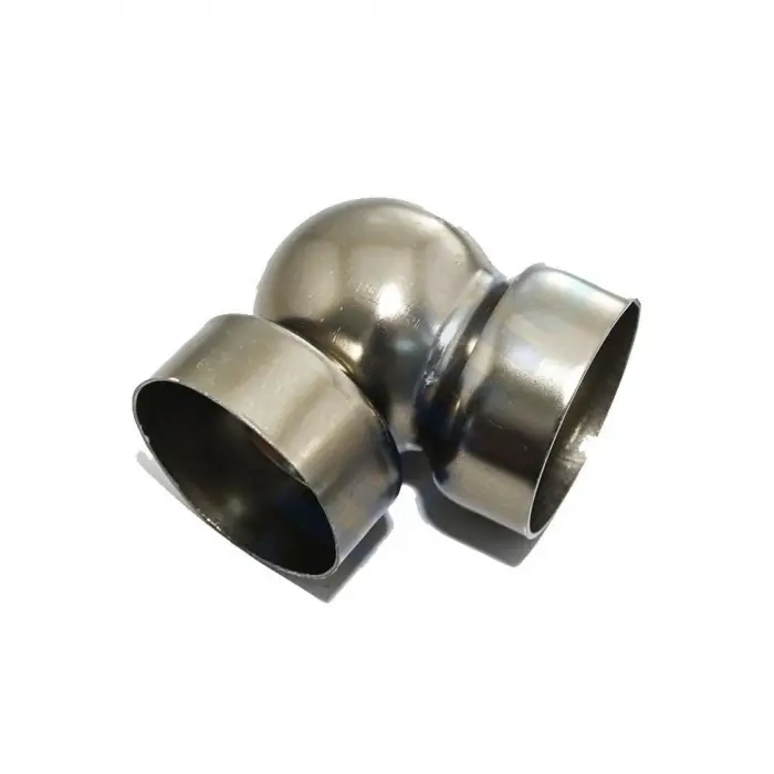 Boş Küre Dirsek Bronz 50 mm 4lü Paket