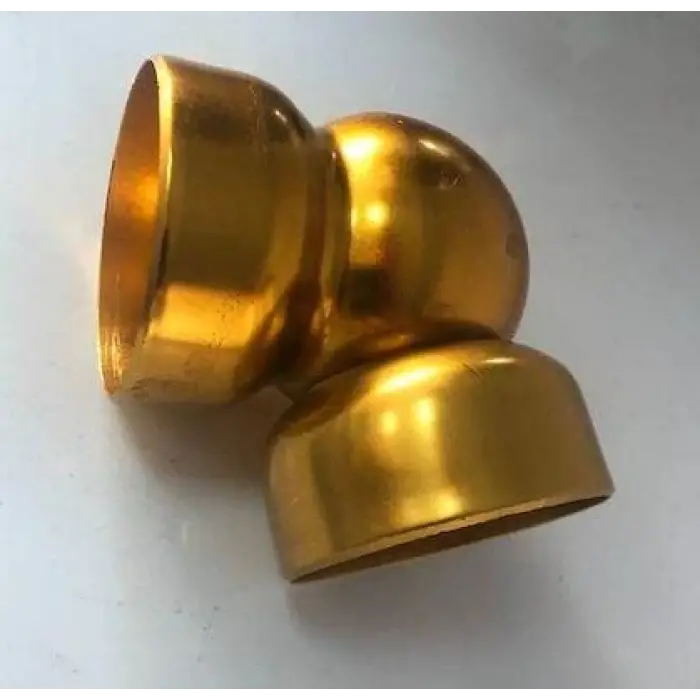 Boş Küre Dirsek Sarı 50 mm 4lü Paket