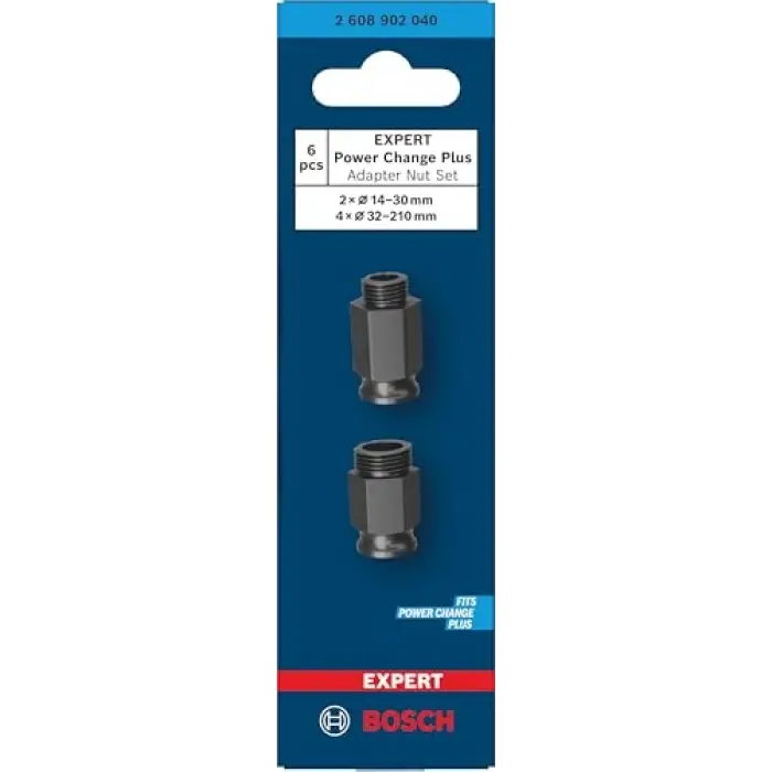 Bosch 7x Expert Power Change Plus Adaptör Somunu Seti (46 x 23 mm,)