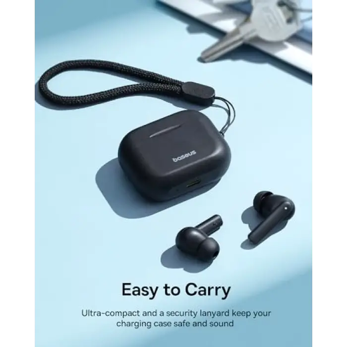 Bowie E17 True Kablosuz Bluetooth Kulaklık, Siyah