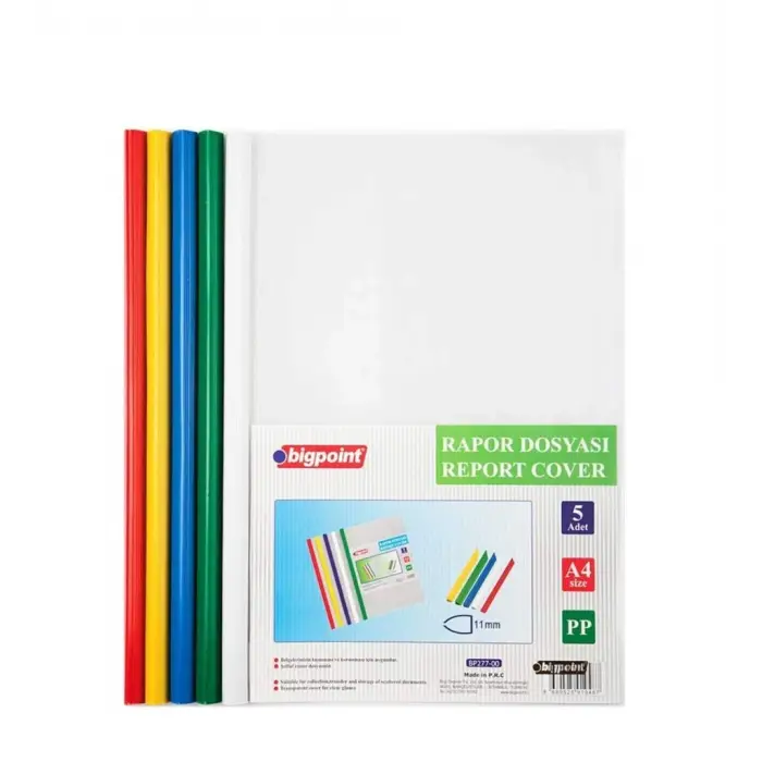 BP277 Sıkıştırmalı Dosya, Şeffaf, A4