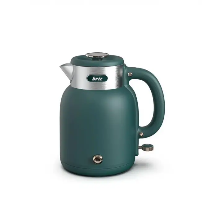 BR1040 retro su ısıtıcı kettle, yeşil çelik