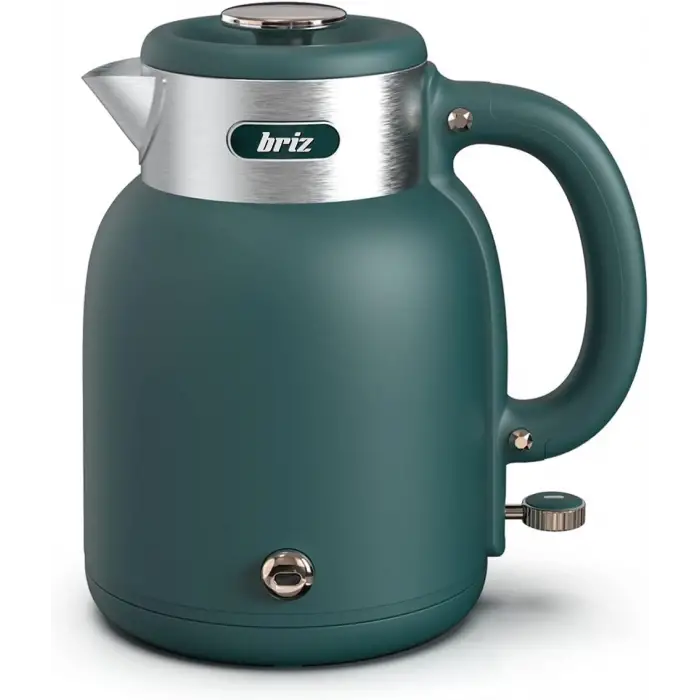 BR1040 retro su ısıtıcı kettle, yeşil çelik