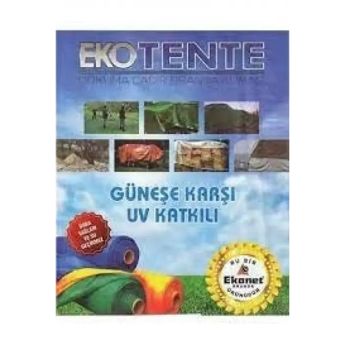 Branda, Ekotente 140 g Ebatlı Mavi 10x25 m