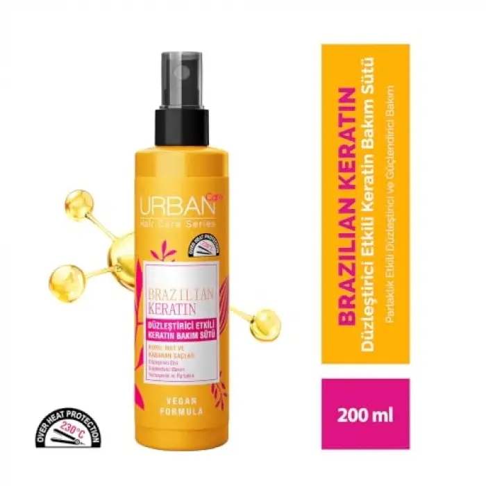 Brezilya Keratin Saç Bakım Sütü, 200 ml