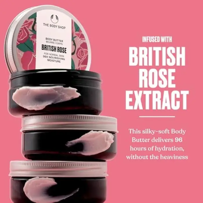 British Rose Body Butter, 200 ml