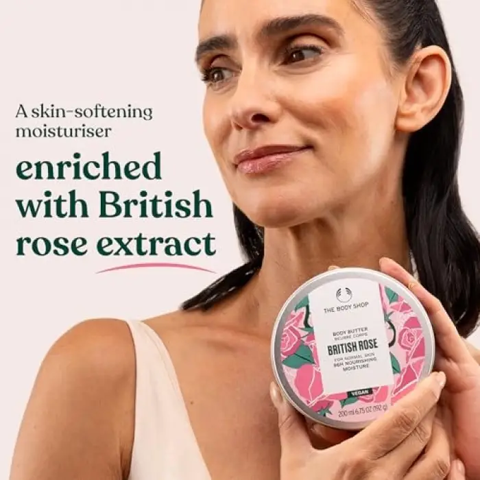 British Rose Body Butter, 200 ml
