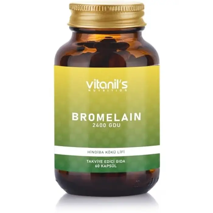 Bromelain 60 Bitkisel Kapsul