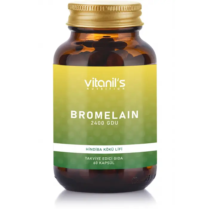 Bromelain 60 Bitkisel Kapsul